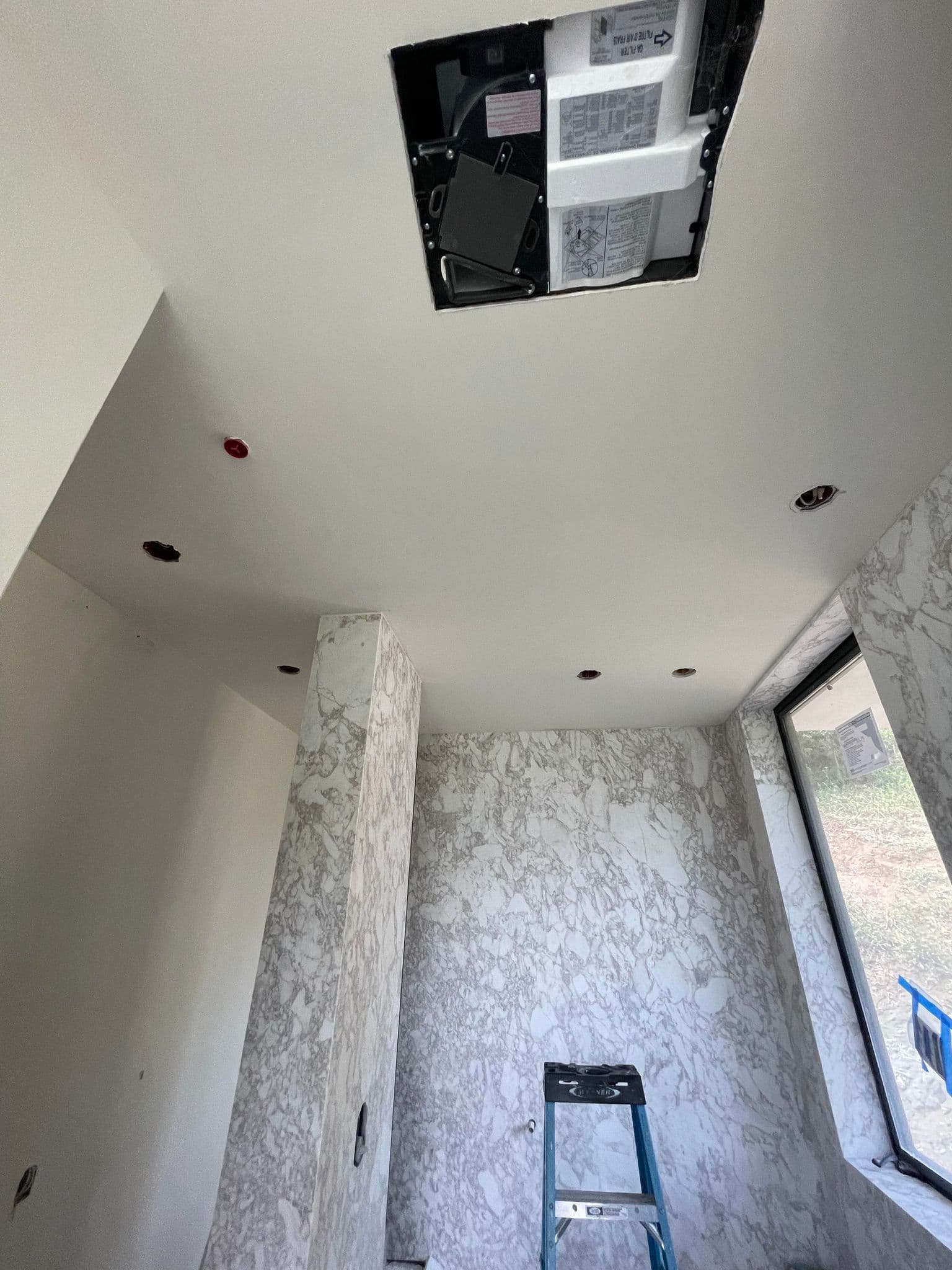 Luxury bathroom lighting and ventilation project by RnR Electrician in Los Angeles