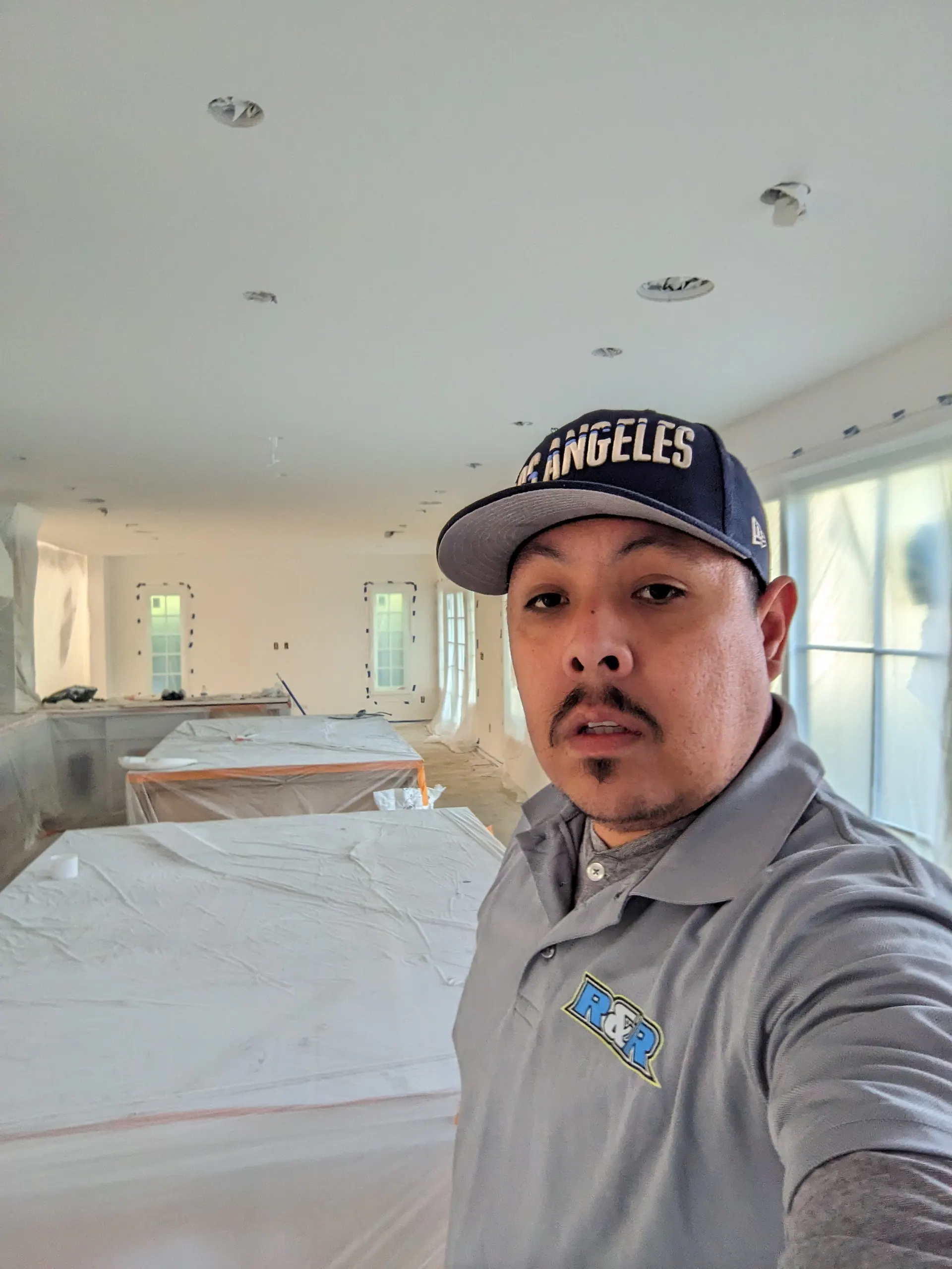 Recessed lighting installation in San Marino home by RnR Electrician