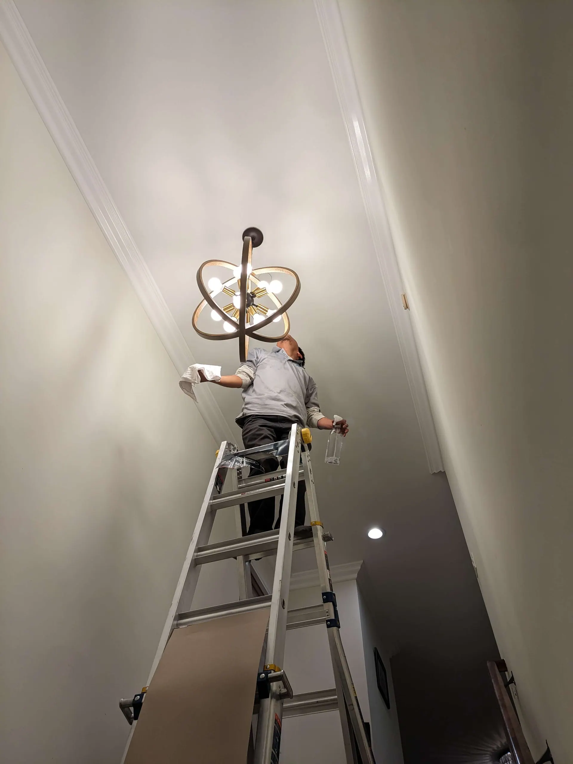 Stairway lighting upgraded after professional installation in Los Angeles